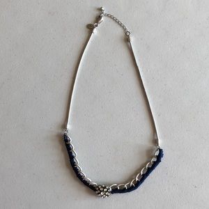 American Eagle NEVER WORN Blue and Silver Necklace